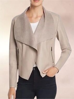 New!  BAGATELLE COLLECTION FAUX LEATHER JACKET SIZE LARGE